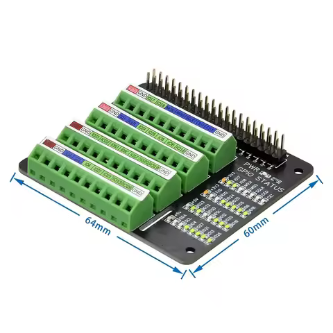 For Raspberry Pi Gpio Expansion Extension Board Screw Terminal Hat For Raspberry Pi 2B/3B/3B+/4B/Zer