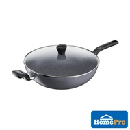 TEFAL WOKPAN NATURE WTH LID B22694 32 CM GREY Tefal Pan Tefal Wok