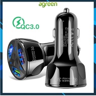 Agreen Car USB Charger Quick Charge 3.0 Universal Fast Charging In Car 2 Port /3 Port Phone Charger