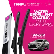 Trapo Hydrophobic Car Wiper Blade for Lexus RX 5 Seater // 7 Seater (2016-Present)