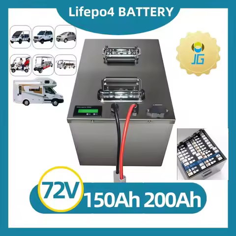 AA# 72V 100Ah 150Ah 200AH LifePo4 Lithium Battery, Golf Cart, Electric Vehicle Bluetooth support +Ch