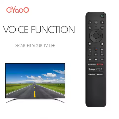 Smart Voice Remote Control RMF-TX811U Replacement For Sony TVs Backlip Compatible With ‌X8000/X8500/
