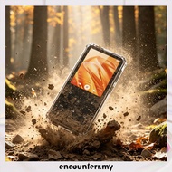 [encounterr.my] for AGPTEK M3 MP3 Player Clear TPU Shell Dustproof Anti-Scratch Cover Strap
