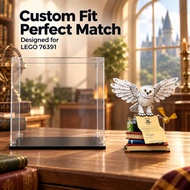 Dustproof Acrylic Display Box for Lego 76391 Hogwarts Icons Architecture Display Case Collector