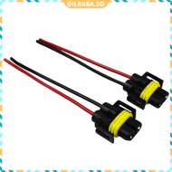 2pcs Wire Connector 12-24V H8/H9/H11 Car Wire Connector for Headlight Fog Lamp