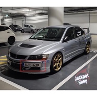 NEW Garnish Front License Plate Holder EURO MITSUBISHI LANCER EVO9 CT9A MIVEC TURBO 4G63 PLATE NUMBE