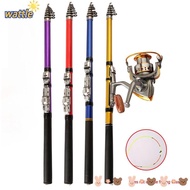 WATTLE Telescopic Fishing Rod SuperHard Travel Adjustable Carp Feeder