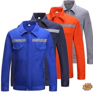 【Ready Stock】PPE Baju Safety Jacket Long Sleeve Men Women Protectionclothing Labor Reflector Factory