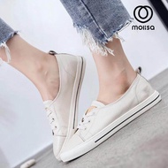 MOLISA Women sneakers shoes หนังแท้ 100%  รองเท้าผ้าใบ รองเท้าผ้าใบผู้หญิง 1710 รองเท้าหนังผญ