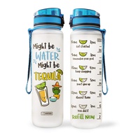 64HYDRO 32oz Water Bottle with Times to Drink, Motivational Water Bottle, Water Tracker Bottle, Wate