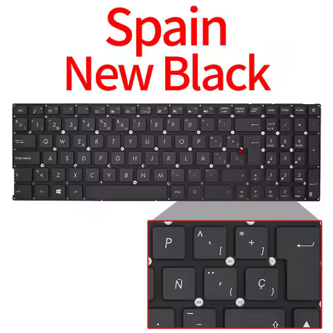 Spanish Russian Brazil Keyboard for ASUS X540 R540 R540L X540L X540LA X540LJ X540S X540SA X540SC