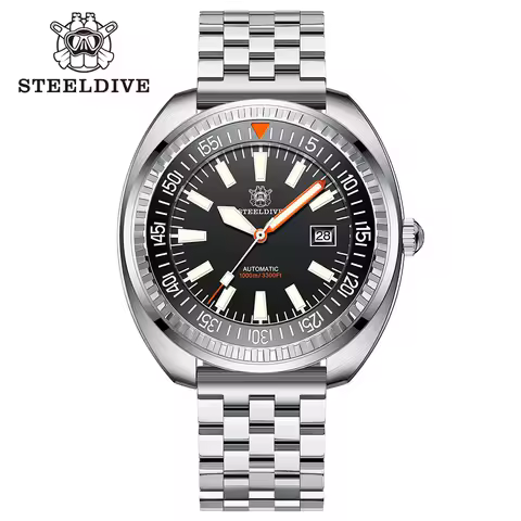SD1983 Cool Design STEELDIVE Brand 1000M Waterproof 49MM Big Size NH35 Automatic Ceramic Bezel Sapph