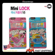 TCNGV Cartoon 3 Digit Combination Password Locks Mini Suitcase Padlock