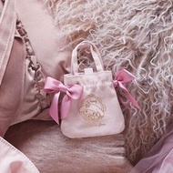 日本 Maison de FLEUR x Sanrio My Melody 粉紅色帆布袋型 手袋 掛飾
