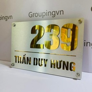 Free glue or screws when purchasing cheap luxury house number plates, super super super nice
