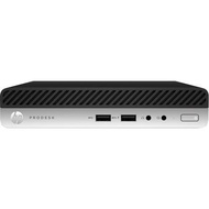 HP ProDesk 400 G4 Mini Desktop Computer - 3.1 GHz Intel Core i3-8100T Quad-Core - 256GB SSD - 8GB DD