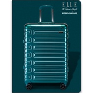 ELLE Travel Trojan Collection Medium Size 24" Luggage, 100% Polycarbonate (PC), Secure Aluminum Frame, With Protective Cover