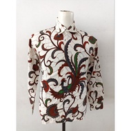 KEMEJA PREMIUM QUALITY POLYESTER BATIK SHIRT FOR MEN FOR WORK - A3020 (2B4B)
