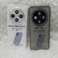 SoftCase Casing Clear Redmi 14C/Poco C75 Clear Silicone Transparent TPU Space Camera