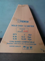 Antena Parabola Venus Solid Dish 6 Feet diameter 1.8 meter Galvanis