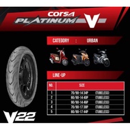 Corsa V22 70/90-17 80/90-17 70/90-14 80/90-14 90/90-14 tyre tubeless
