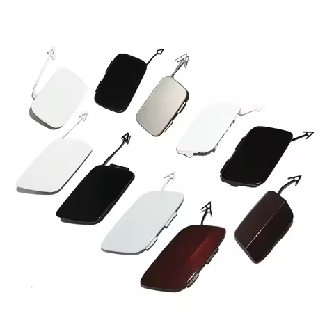 Front & Rear Bumper Tow Hook Decorative Cover Fits 11‑17 Audi A8 D4