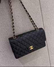 全新未使用 香奈儿Chanel CF鱼子酱菱格纹链条包 女士单肩斜挎包 香港现货速发