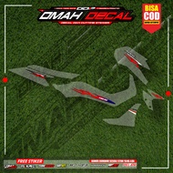 New transparent NMAX striping, latest minimalist racing motif modification, NMAX sticker zk-02