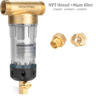 40/100 Micron Spin Down Sediment Filter With Scraper  Whole House Water Pre-Filtration System Pre-Fi
