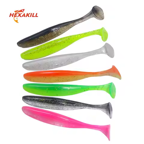 Hexakill soft lure 5cm/7cm/9cm/12cm rubber Fishing lure Shad Swimbaits Silicone bait soft Bait lure 