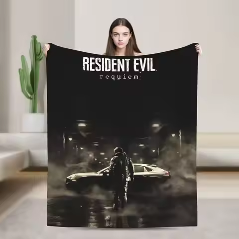 Residents Evils 9 Merch Blanket Ultra Soft Games Throw Blankets for Sofa 50x60 Inches Multi-size Thr