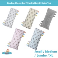 Baa Baa Sheepz Bed-Time Buddy Pillow With Stripe Tag (Small / Medium / Jumbo / XL)
