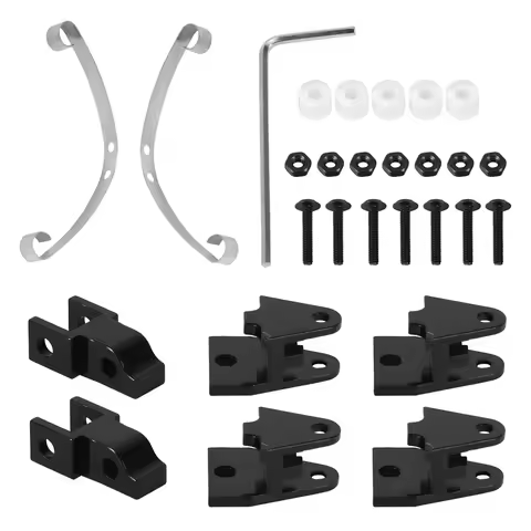 ABGG-Steel Leaf Spring Suspension Set For WPL Henglong B14 B16 B24 B36 Ural Q60 Q61 Q62 Q63 Q64 4X4 