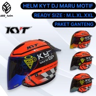 KYT DJ MARU MOTIF HELMET HANDSOME PACKAGE | SERIES 11 RED