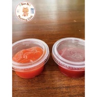 100 SAUCE JARS 60ML 2oz + removable lids used to store take-away dipping sauces, sauce jars, spice j