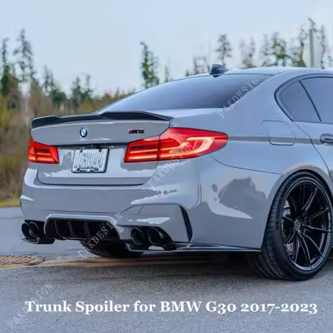 Trunk Spoiler For BMW 5 Series G30 F90 M5 520i 530i 540i M550i M550d Rear Spoiler Tail Wing Bodykits