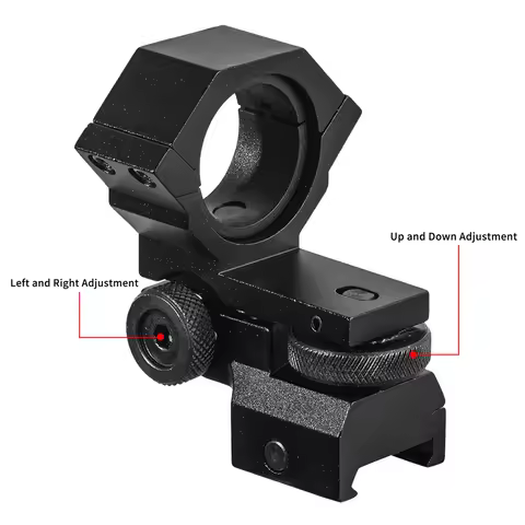 Hot M4 M16 HK416 Adjustable Rifle Scope Mounts Rail 20mm Fixed 30mm Rings Mount with 25.4mm Gasket F