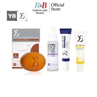 Y8 Melix14ครีมทาฝ้า/Bio Youth กันแดด/Lumitech Serum /LHA สบู่เคลียร์ฝ้า รวมเซต 4ชิ้น ส่งฟรี