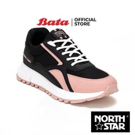 Bata บาจา by North Star รองเท้าผ้าใบสนีคเกอร์ แบบผูกเชือก แฟชั่นลำลอง สวมใส่ง่าย ดีไซน์เท่ห์ สำหรับผู้หญิง สีขาว 5201092 สีดำ 5206092