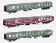 LEMKE Hobbytrain 81220860-Set of 3 Passenger Cars DB, Ep.IVa, D1213, AC - Track Gauge N