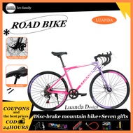 LUANDA Road Bike Fixie Bike 26 Inch Adult Bike 700CC 7-Speeds Alloy commuter sports bikes