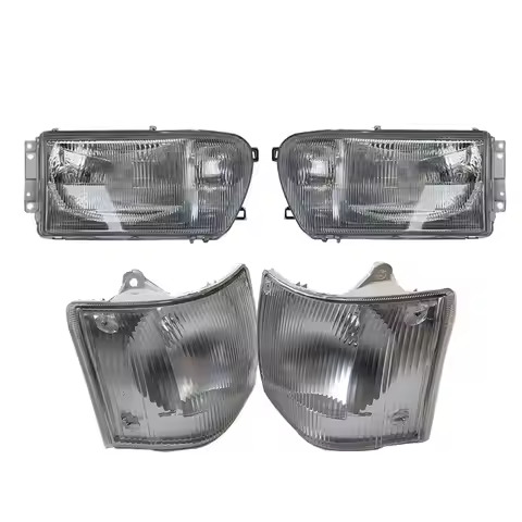 A Pair Car Headlight For Toyota Dyna Hiace ToyoAce BU102 BU100 BU101 BU102 BU105 BU107 BU11, BU112, 