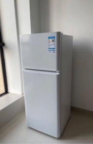 TCL 112L 珍珠白色雙門小型雪櫃