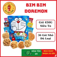 Super Huge DOREMON BIM - 450G Bag of 36 Small Packets - Giant Doraemon Snacks - Snacks 1688