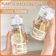 Cc 350/550ML Simplicity Water Bottle With Filter Transparent Plastic Portable Leak Proof Drink Cup