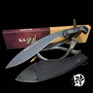 มีดเดินป่า Ka-Bar Becker Reinhardt BK21 วัสดุใบ:1095 Kukri Machete Kurkor Recurve Bend