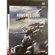 ps2 game gold disc Armored core last raven