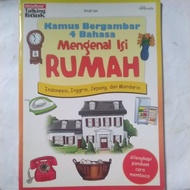 IllustratedKamus of 4 Languages: Getting to Know Indonesian, English, Japanese, and Mandarin Homes -