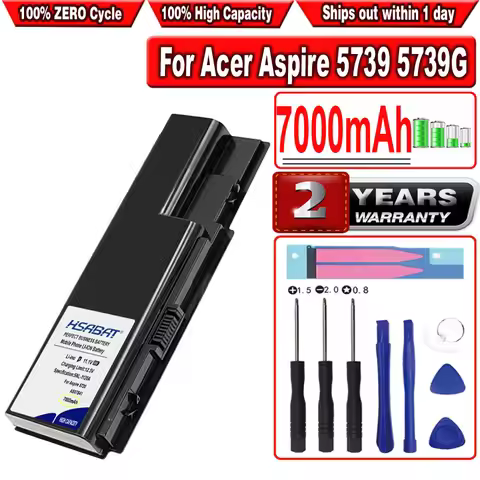 HSABAT 7000mAh Battery for Acer Aspire 5720 5730 5739 5910g 5920 5930G 5935 5942 6530 6920 6930 7220