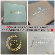 CUSTOM LOGO PREMIUM MAGNETIC GIFT BOX COMPANY BUSINESS LOGO ARTWORK WEDDING CHECK OUT ONLY